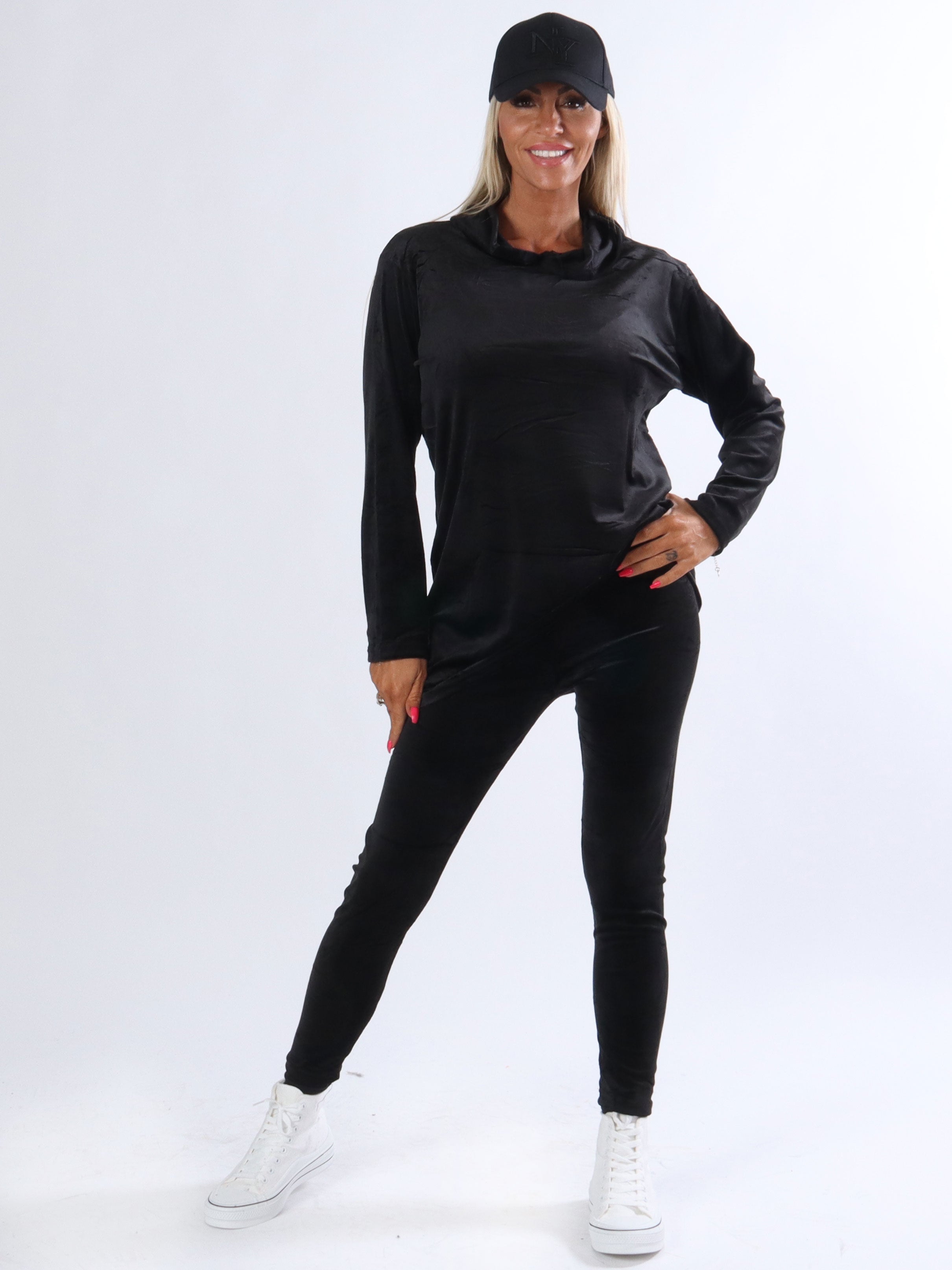 Angela - Joggingsæt i velour